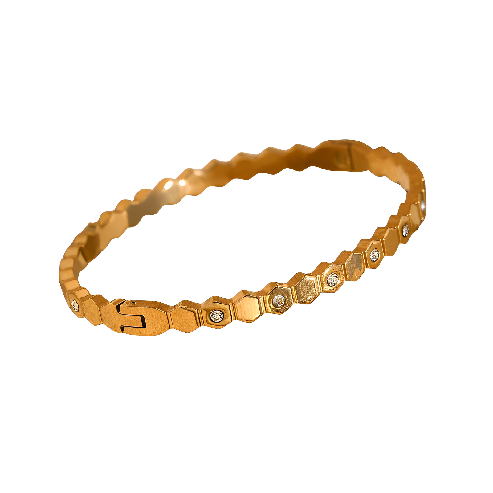 Bracelete Honey Bangle - Banho em Ouro 18K