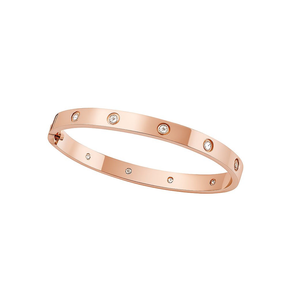 Bracelete Love - Banho em ouro 18K