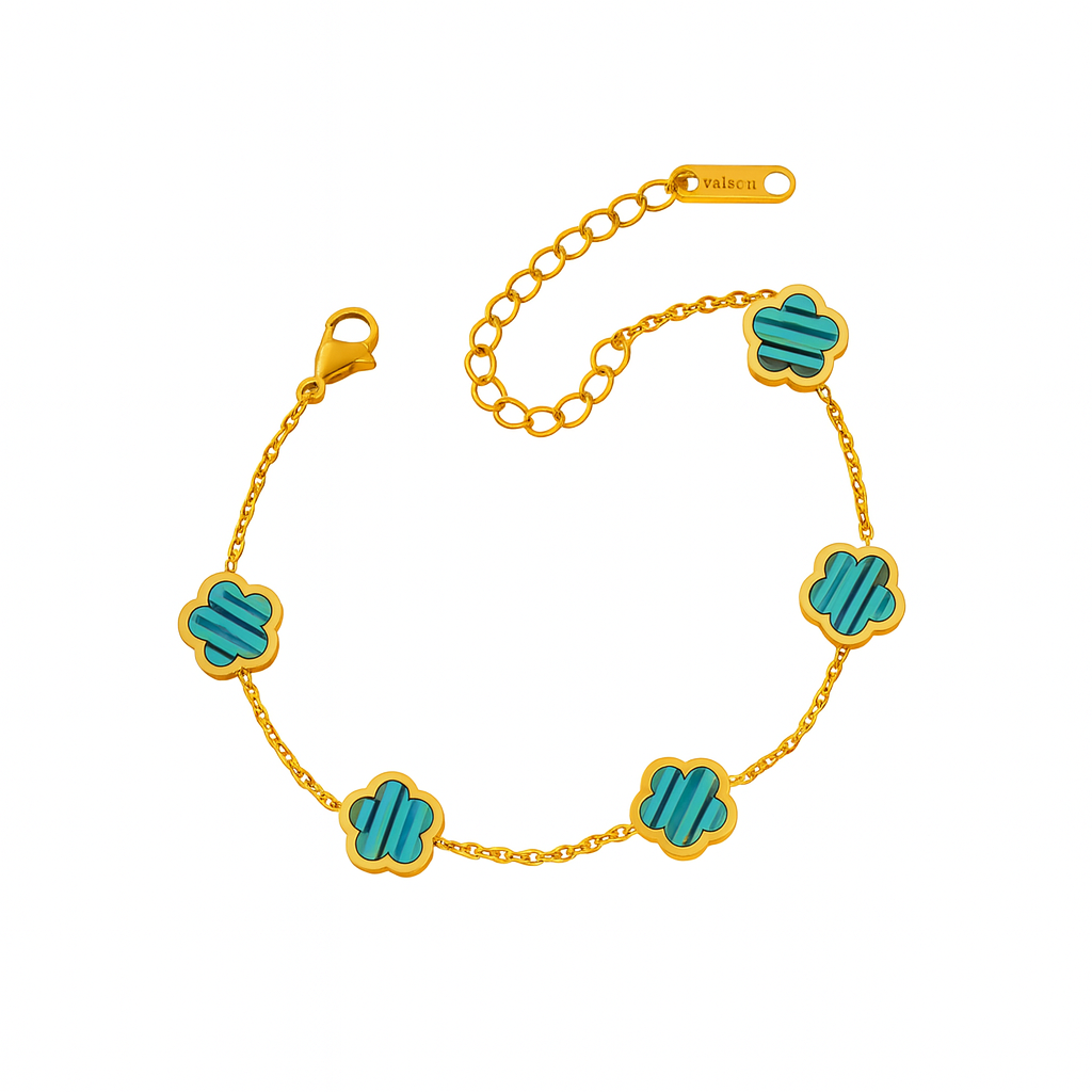 Bracelete Trevo - Banho em Ouro 18K