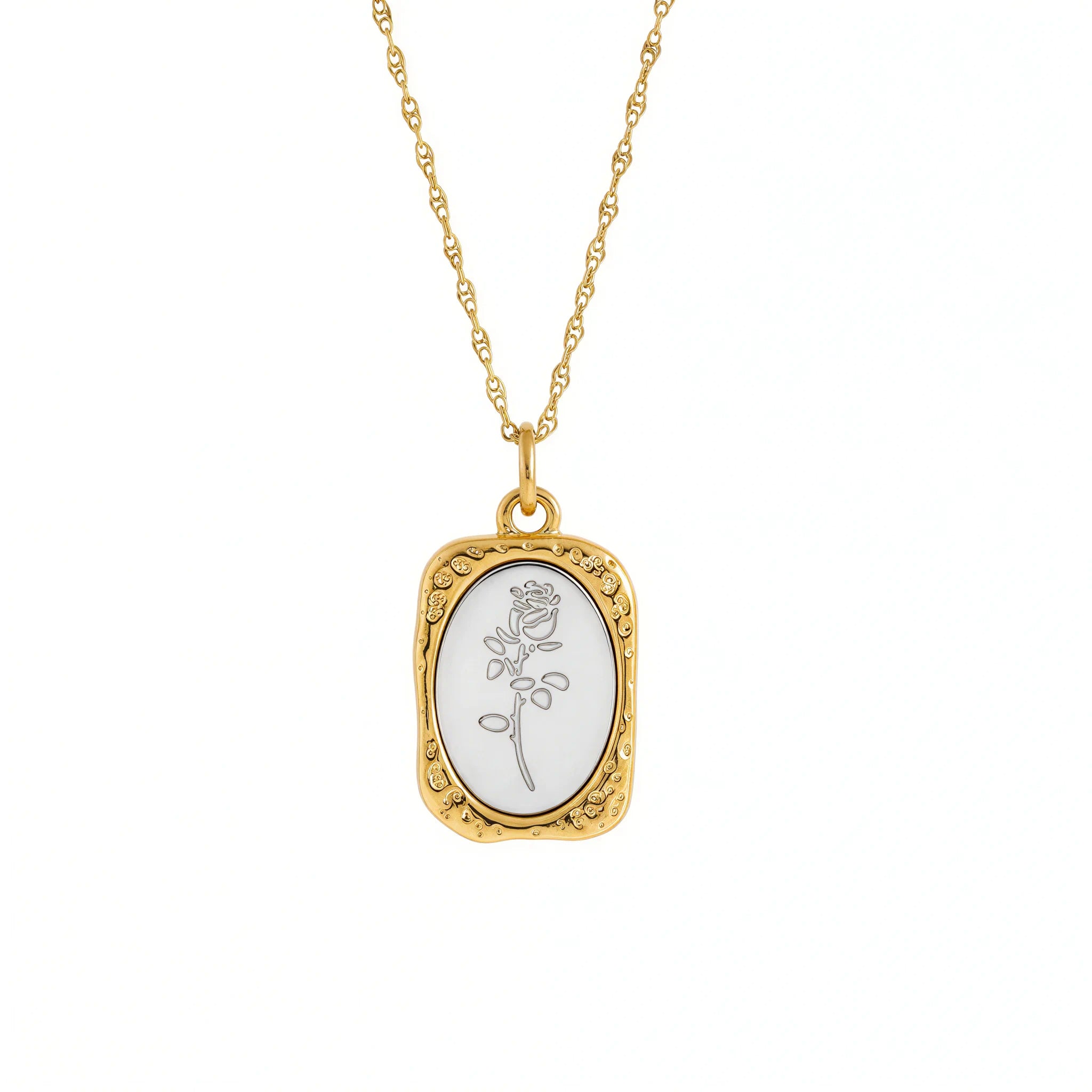 Colar Flora - Banho em Ouro 18K