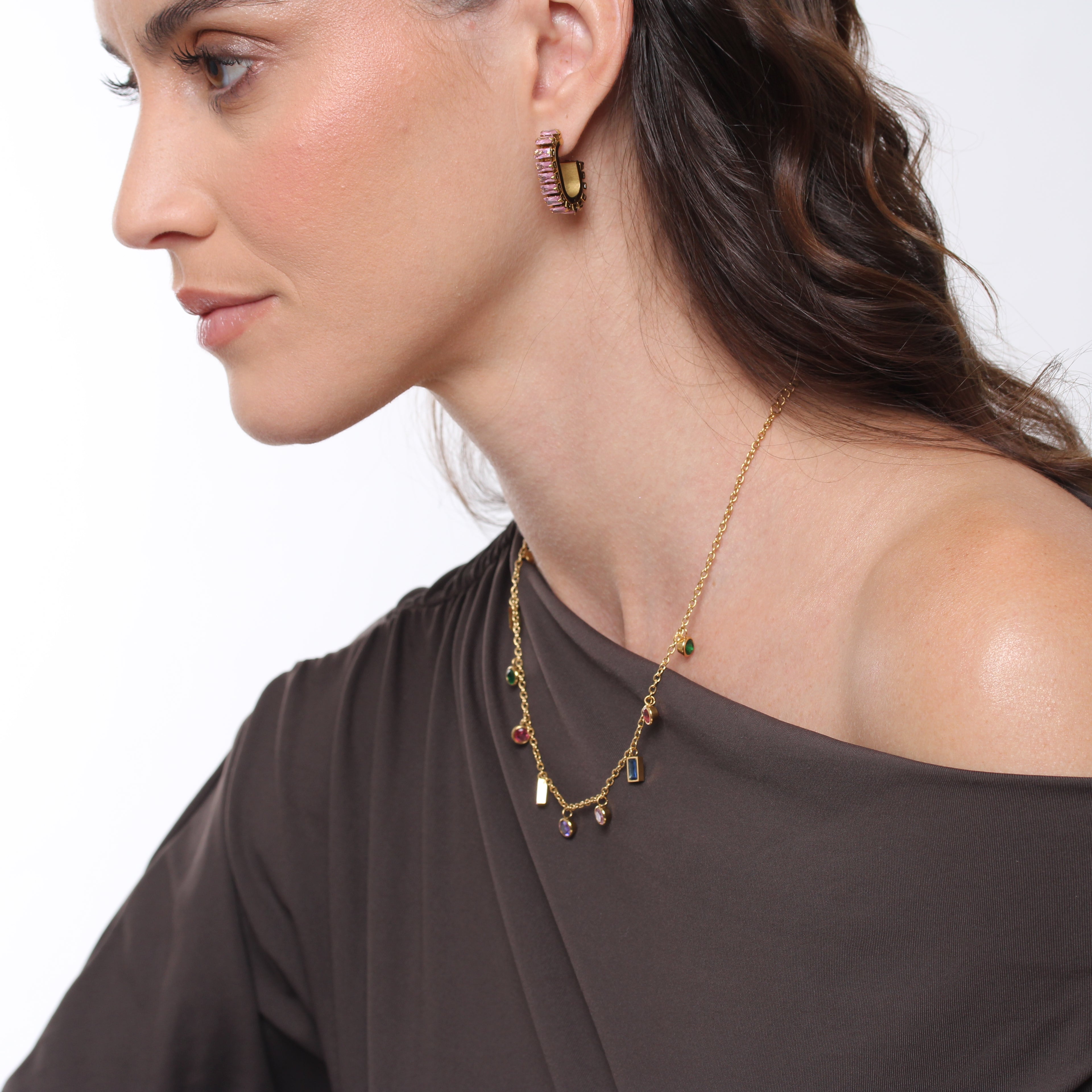 Colar Geometric Trendy - Banho em Ouro 18K
