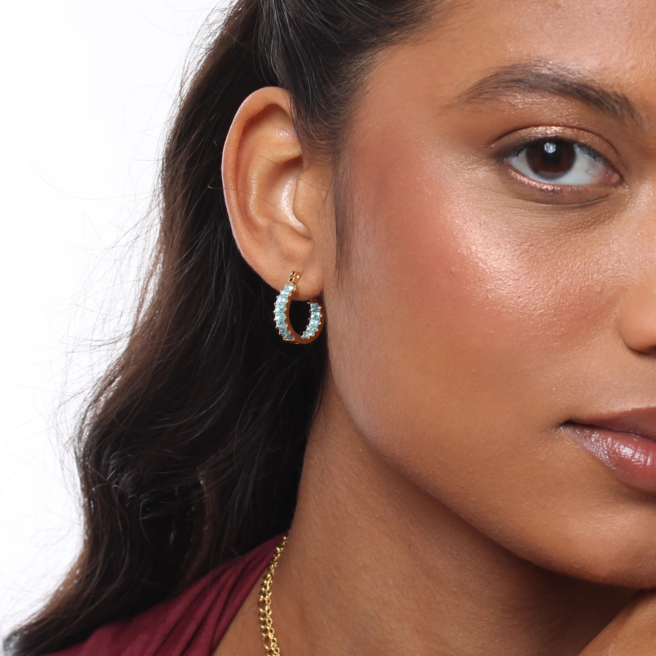 Brinco Emerald Fruity - Banho em Ouro 18K