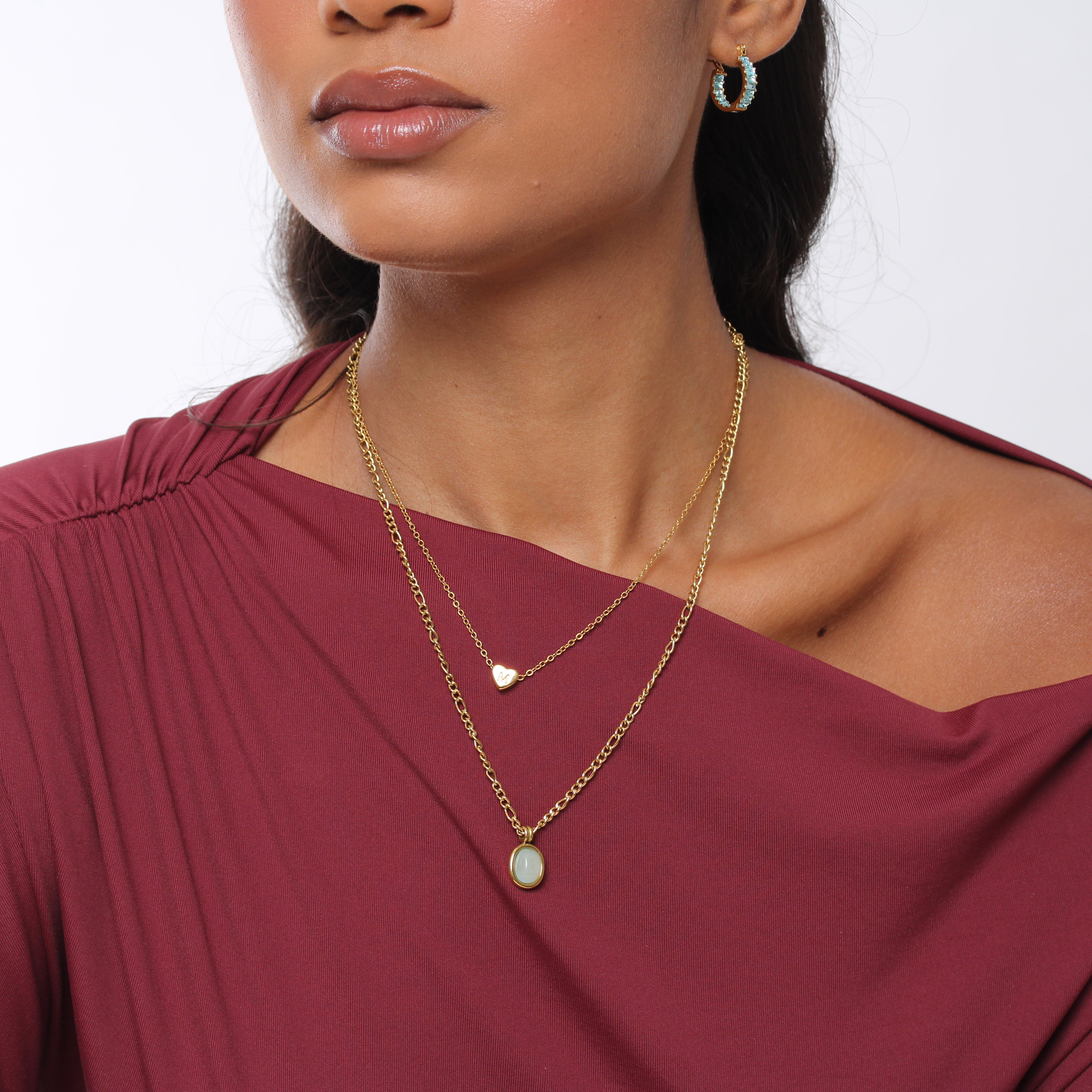 Colar Initialz Love - Banho em Ouro 18K