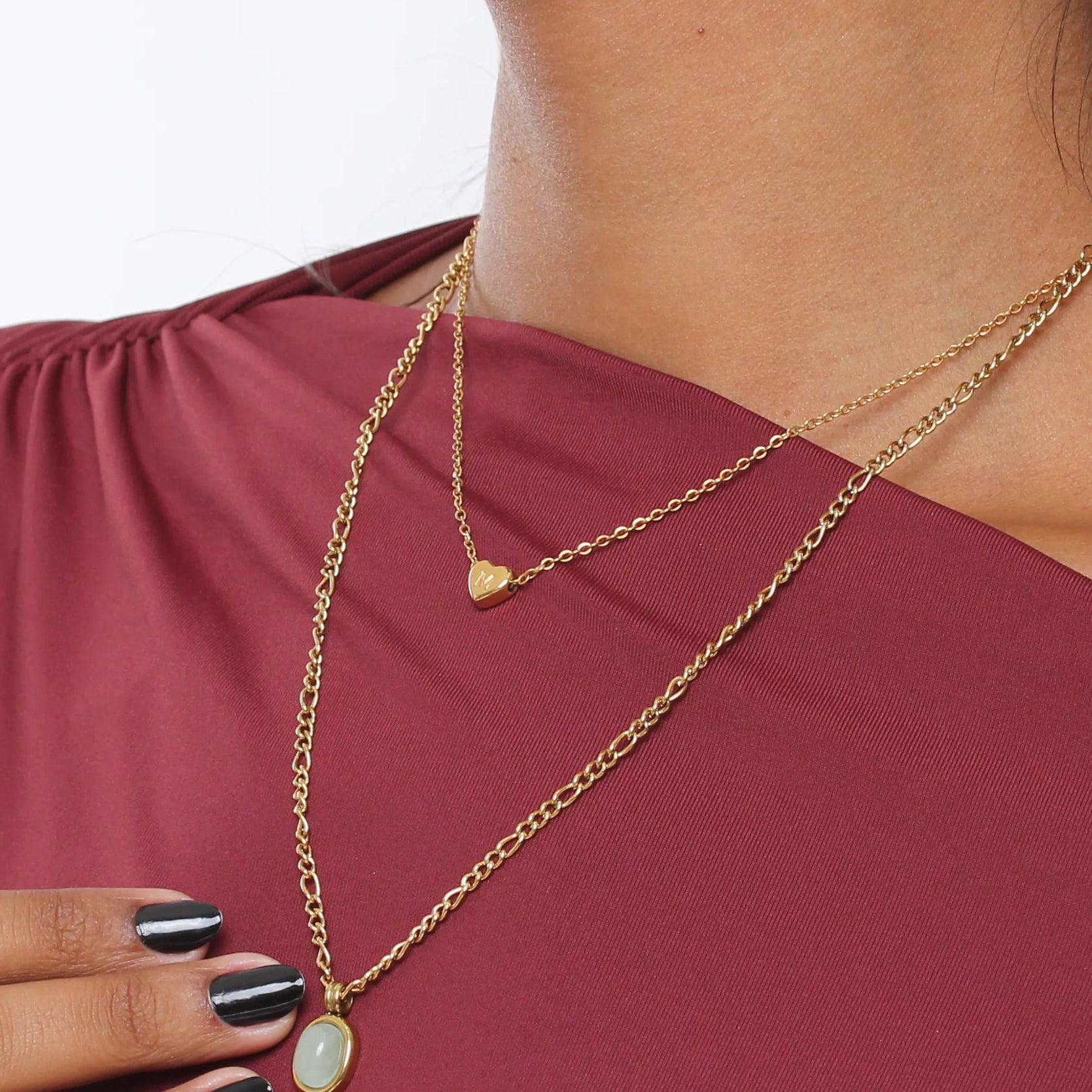 Colar Initialz Love - Banho em Ouro 18K