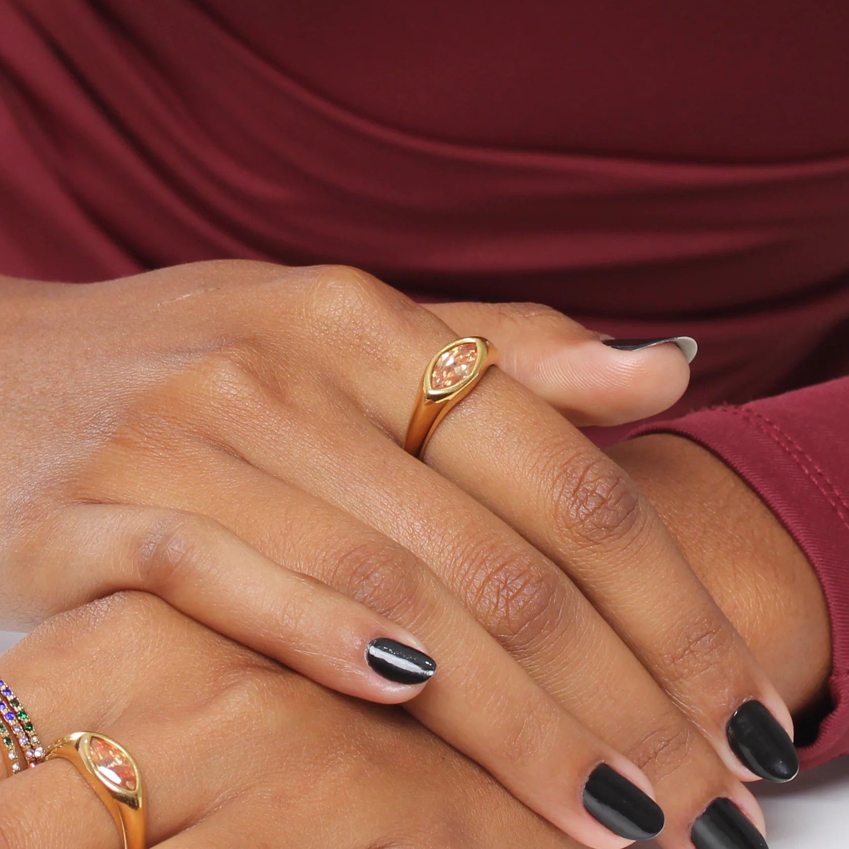 Anel Radiance - Banho em Ouro 18K