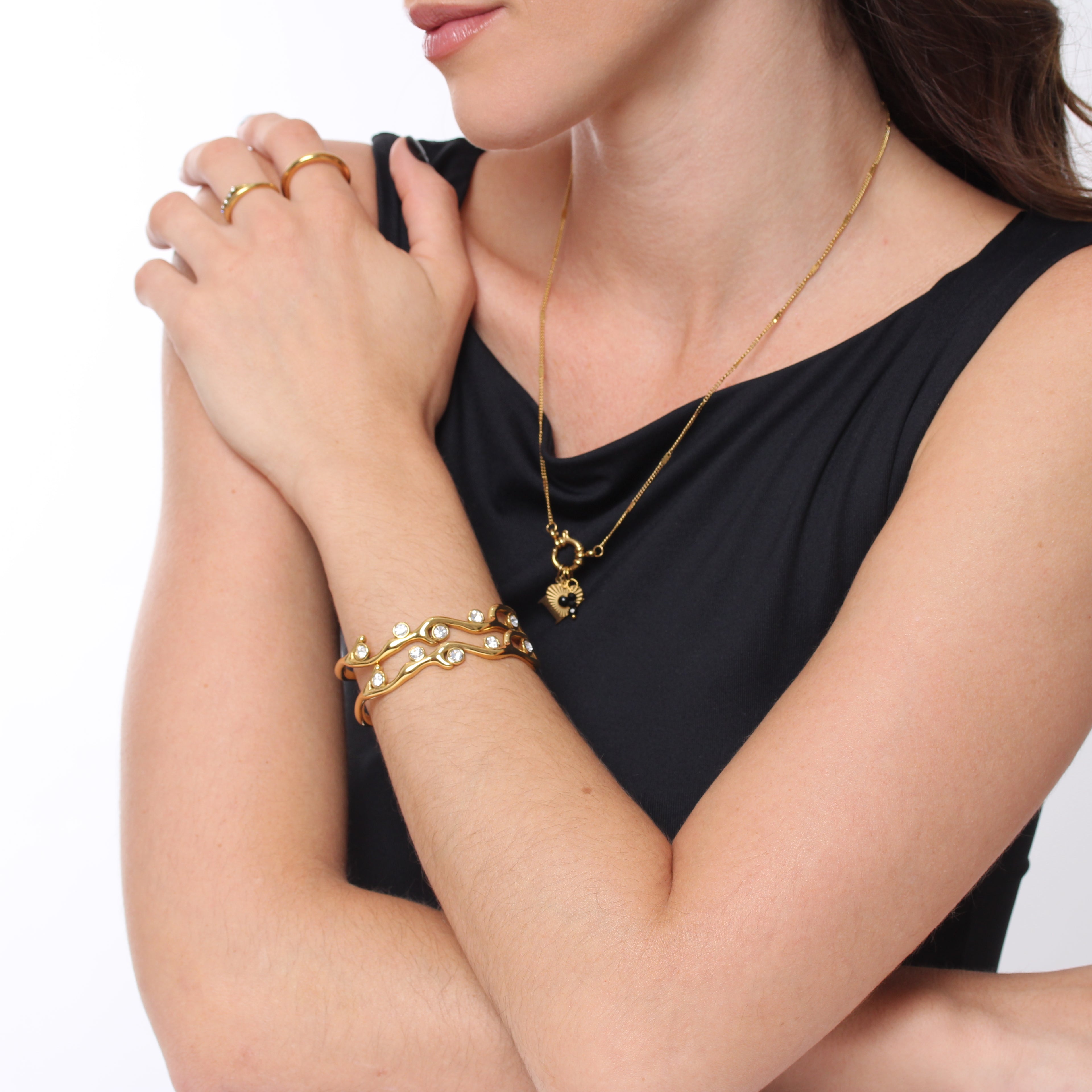 Bracelete Golden Branches - Banho em Ouro 18K