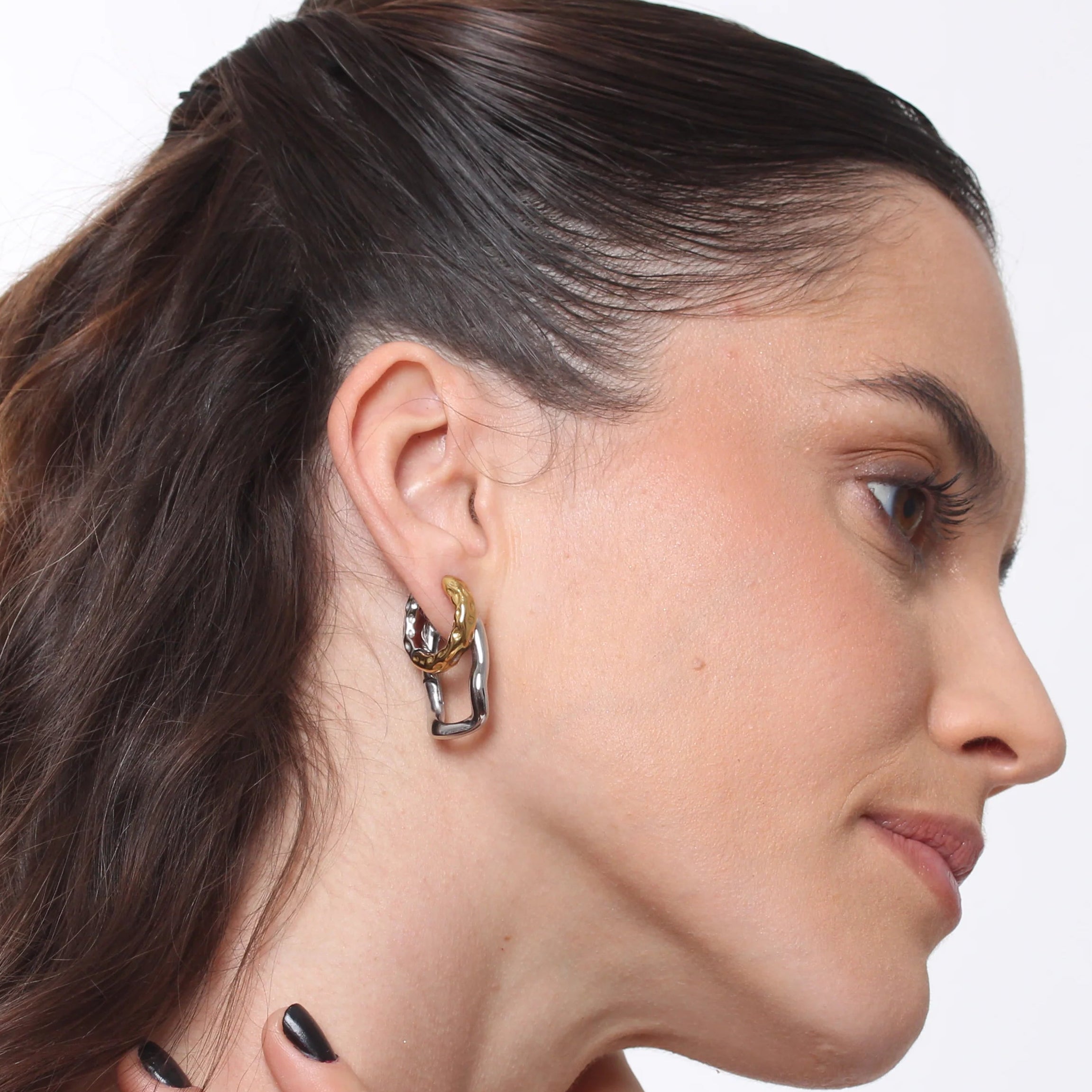 Brinco Solaire - Banho em Ouro 18K