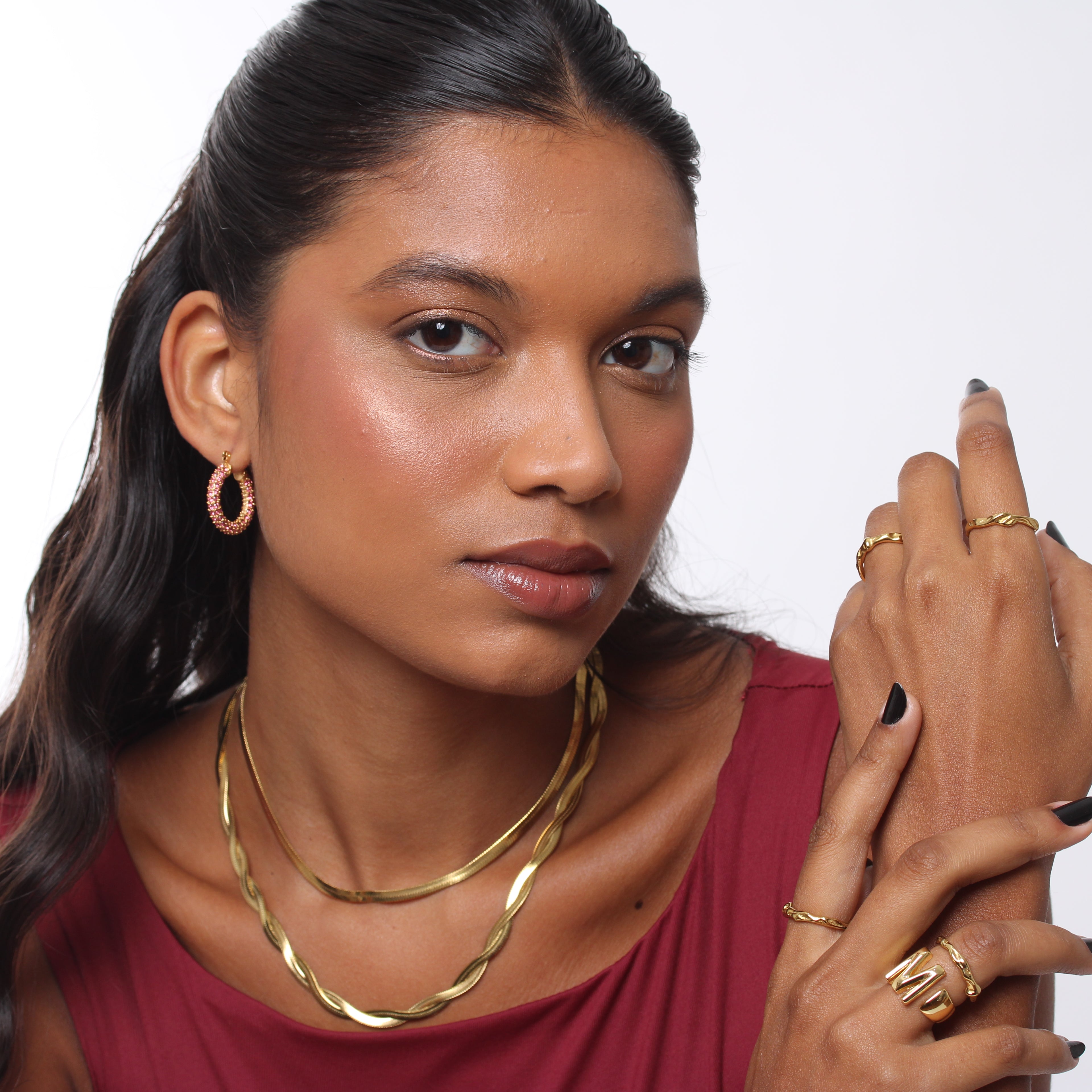 Anel Initialz - Banho em Ouro 18K