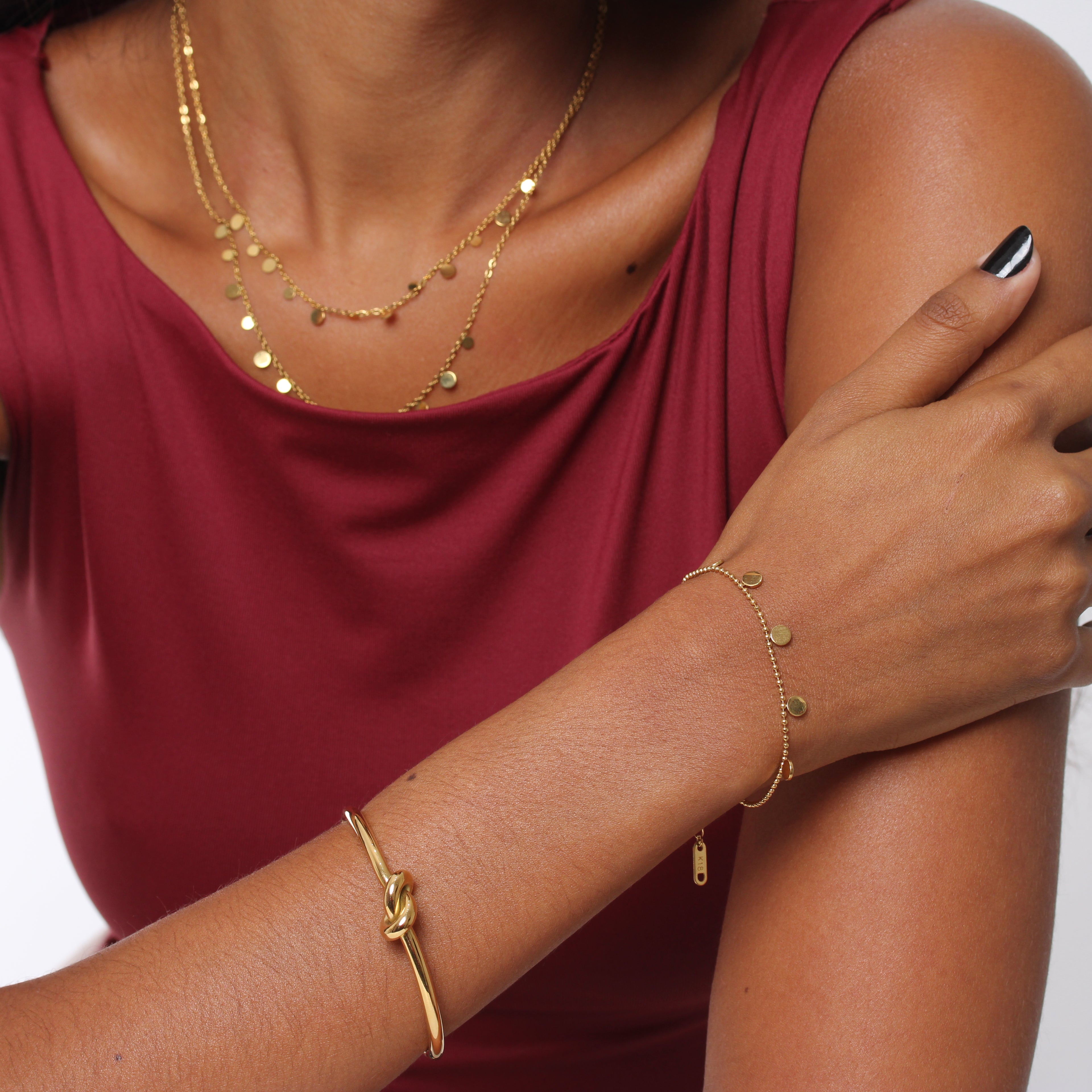 Bracelete Goldy Beadz - Banho em Ouro 18K