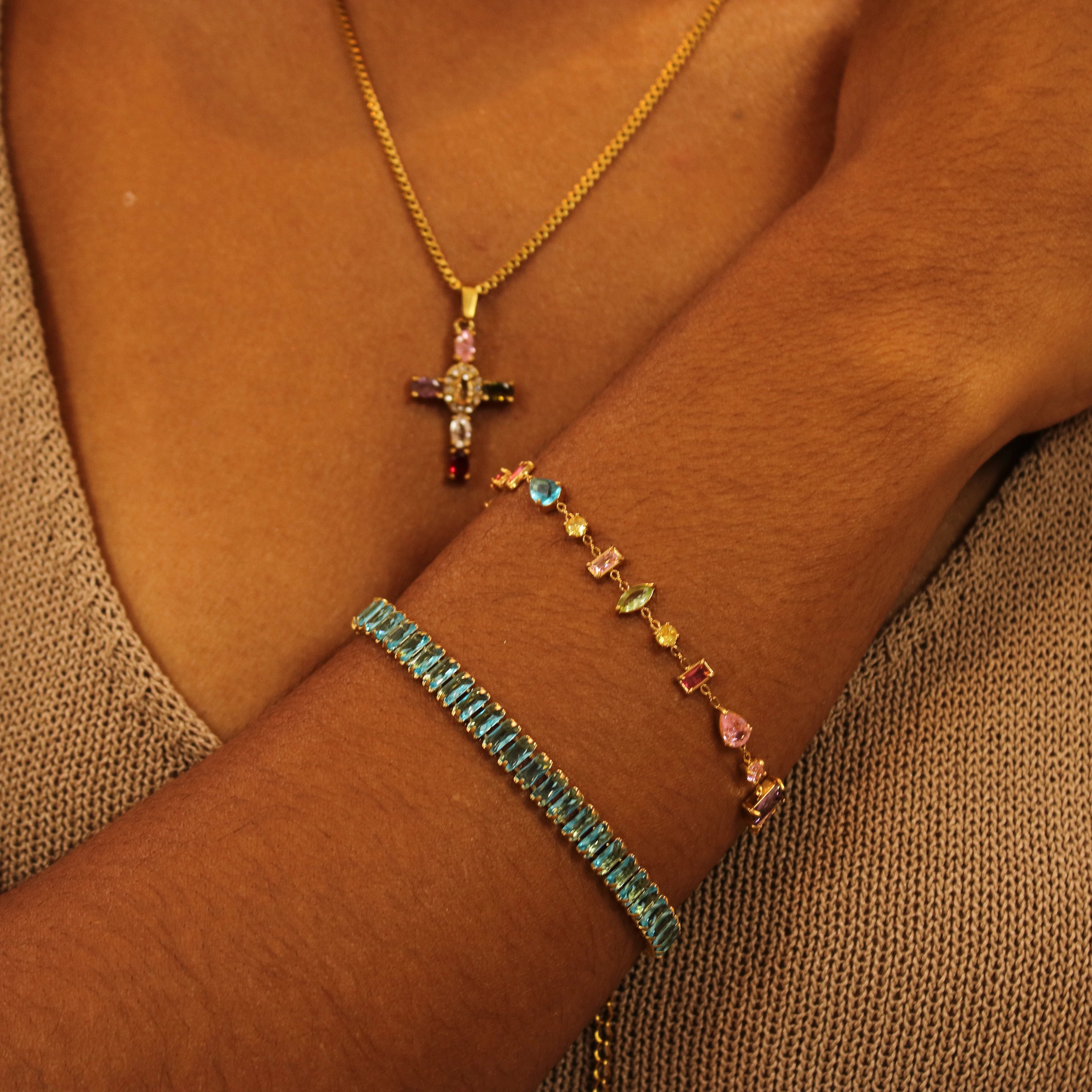 Pulseira Aurora - Banho em Ouro 18K