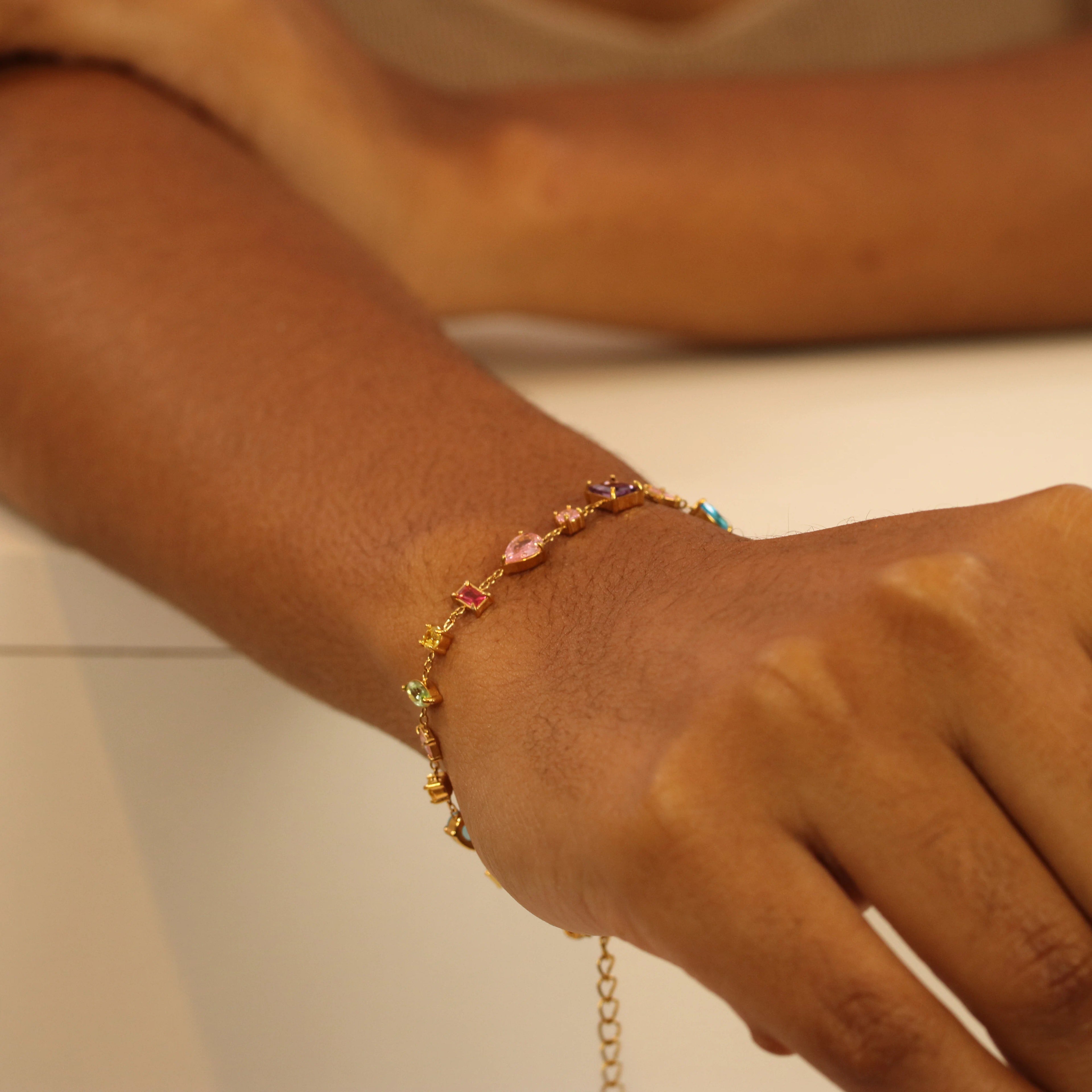 Pulseira Aurora - Banho em Ouro 18K