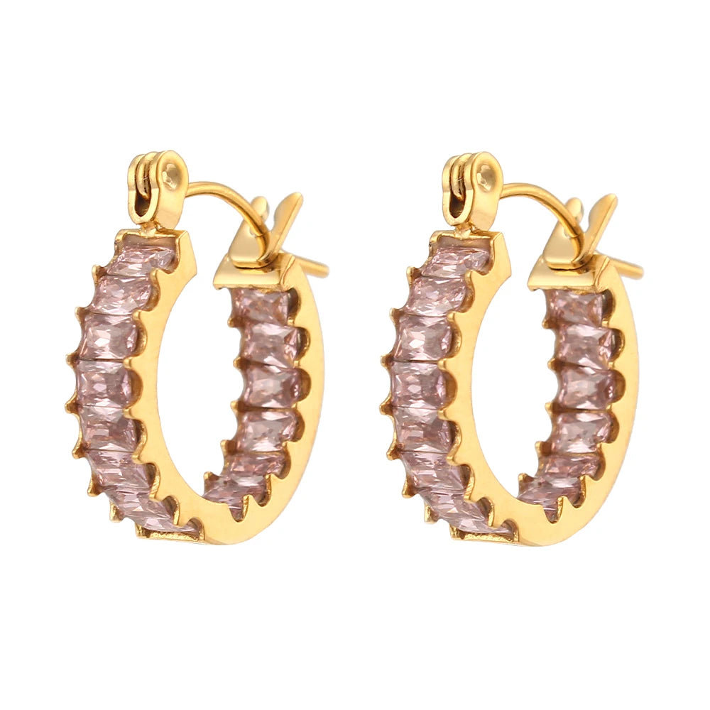 Brinco Emerald Fruity - Banho em Ouro 18K