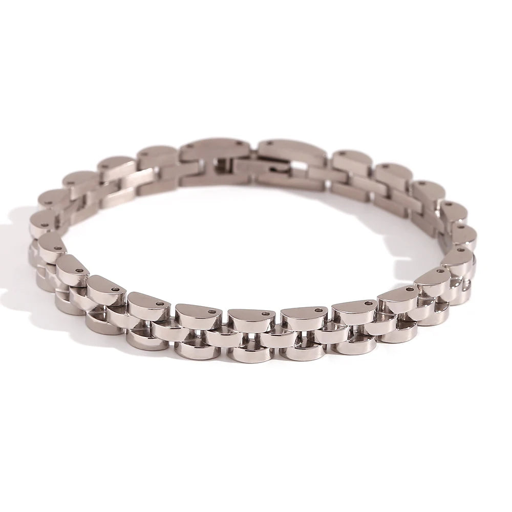 Bracelete Watch Band - Banho em Ouro 18K