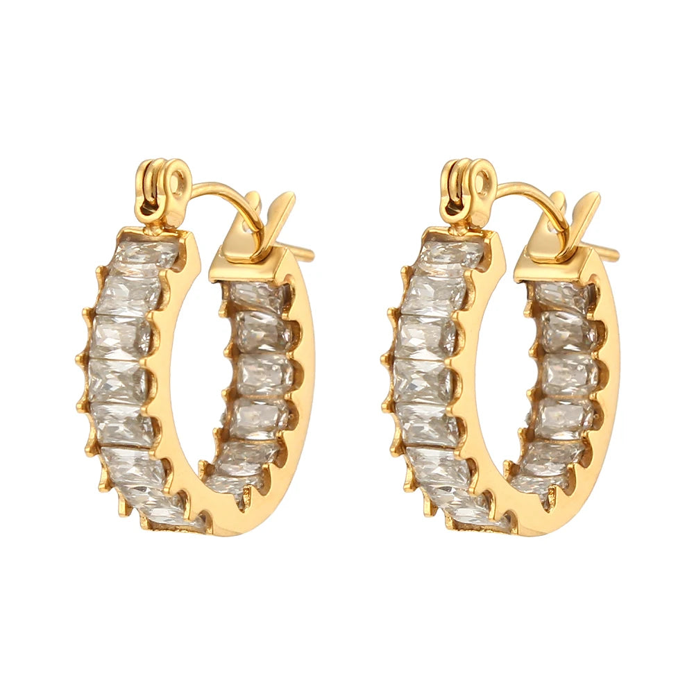 Brinco Emerald Fruity - Banho em Ouro 18K