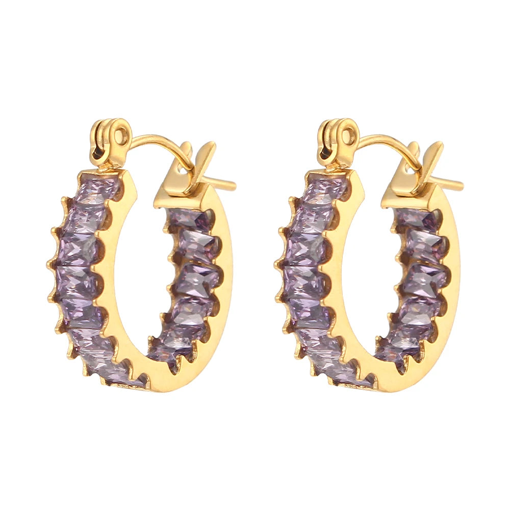 Brinco Emerald Fruity - Banho em Ouro 18K