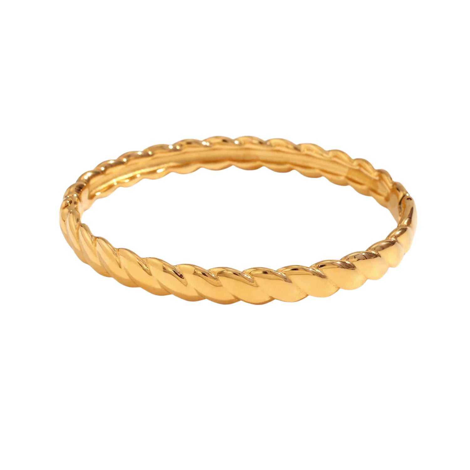 Bracelete Twists - Banho em Ouro 18K