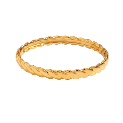 Bracelete Twists - Banho em Ouro 18K