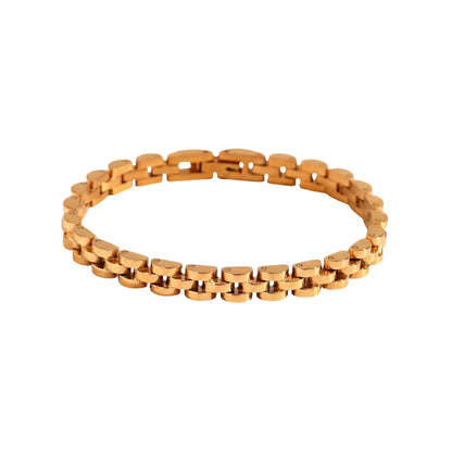 Pulseira Watch Band - Banho em Ouro 18K