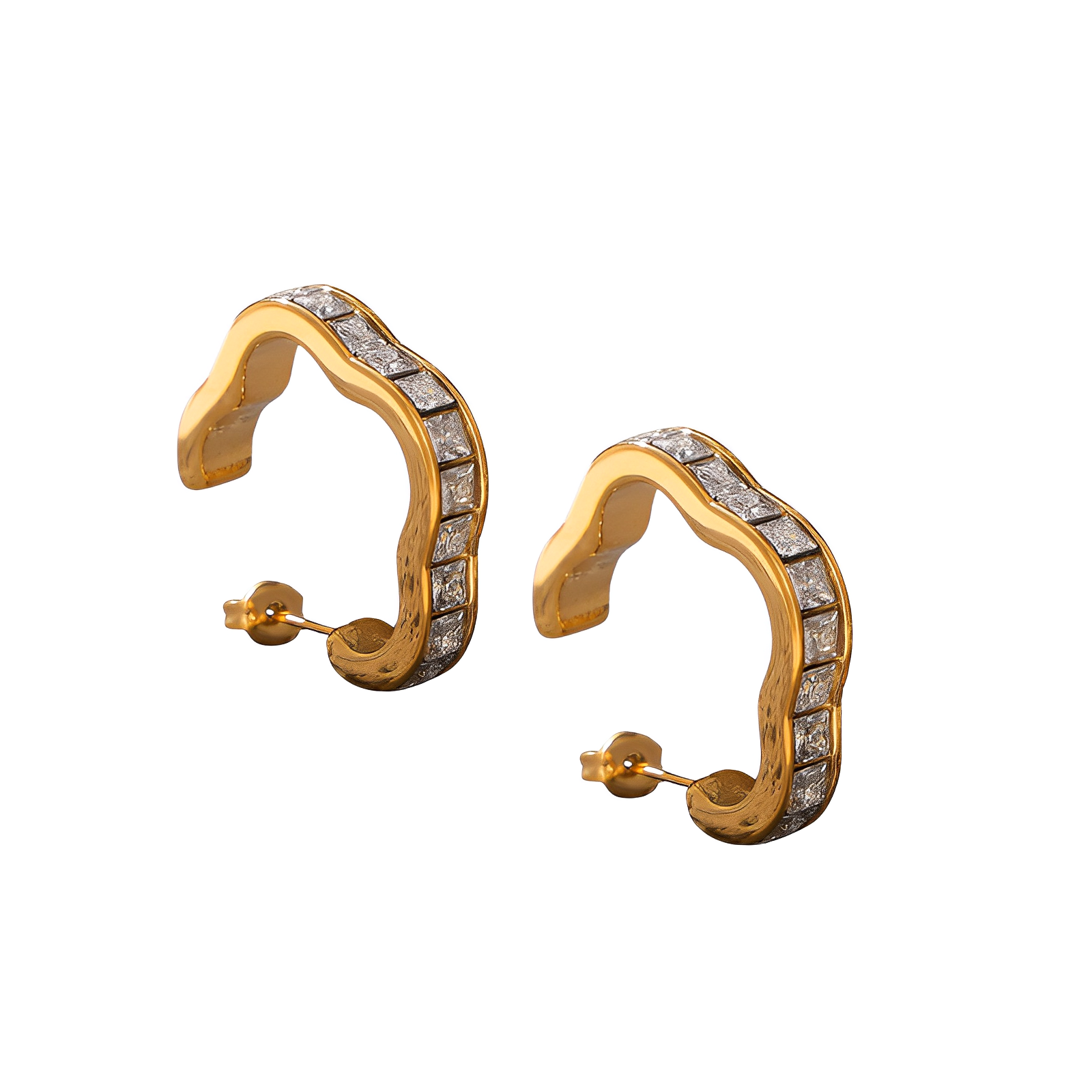 Brinco Radiant Clover - Banho em Ouro 18K