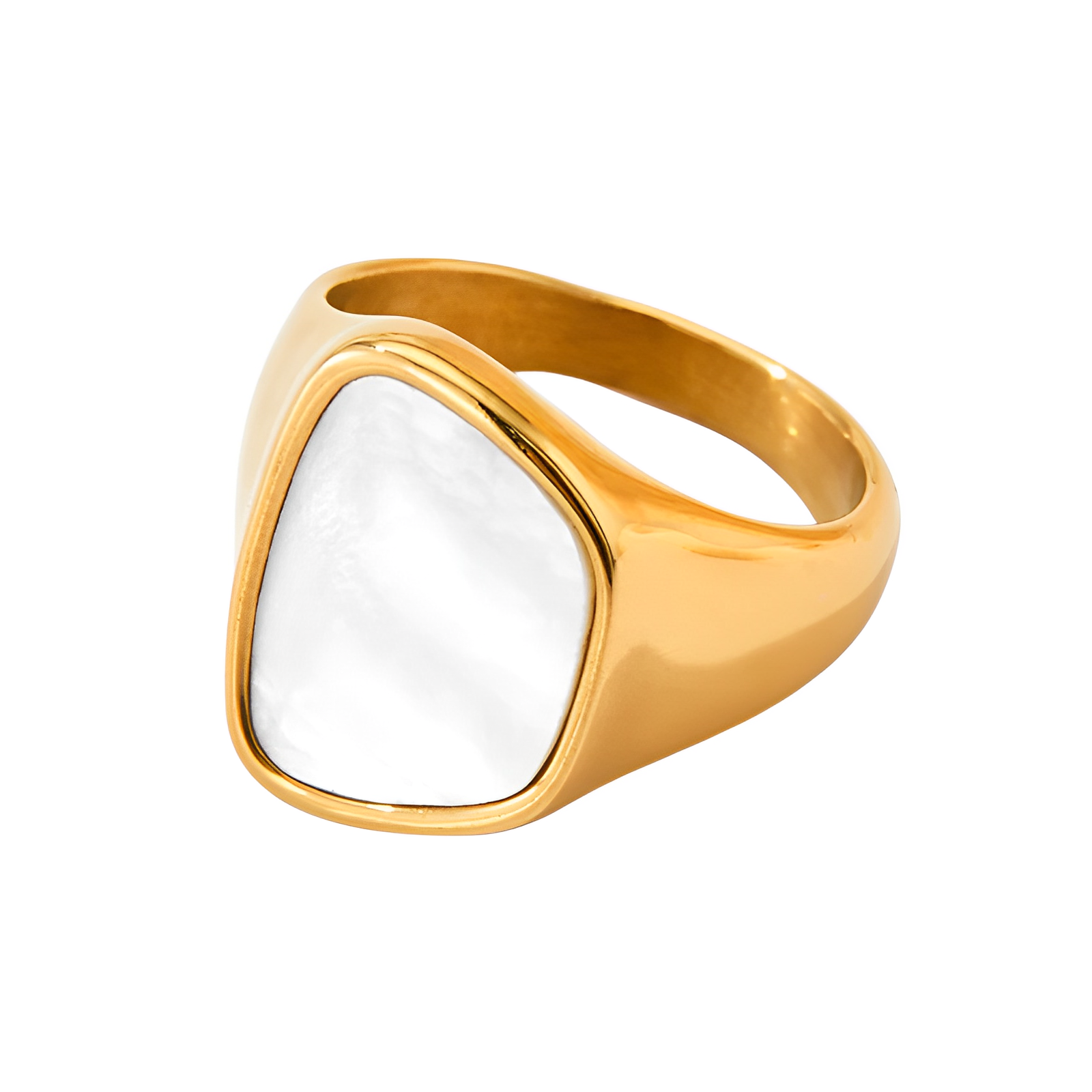 Anel Sea Whisper - Banho em Ouro 18K