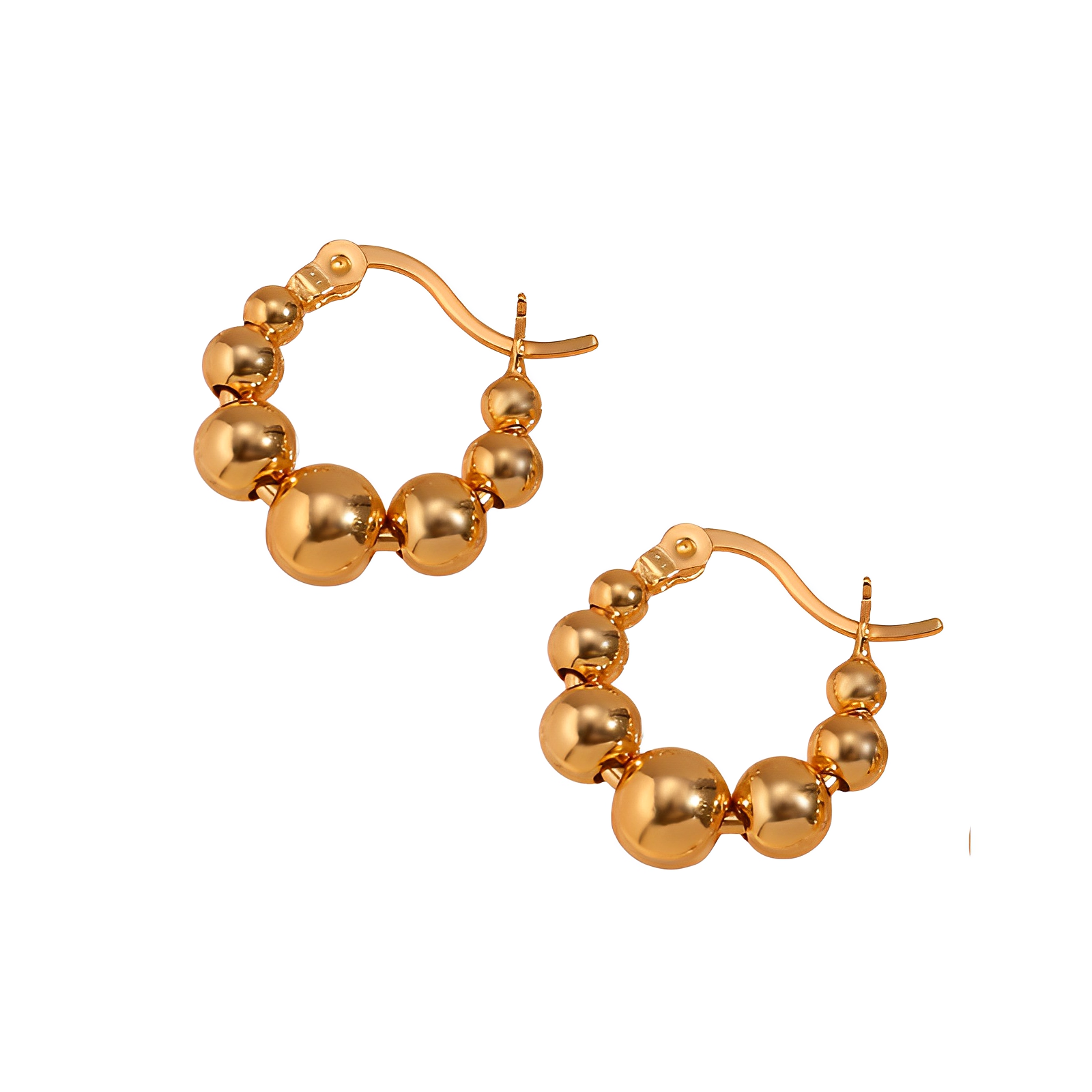 Brinco Gold Bubbles - Banho em Ouro 18K