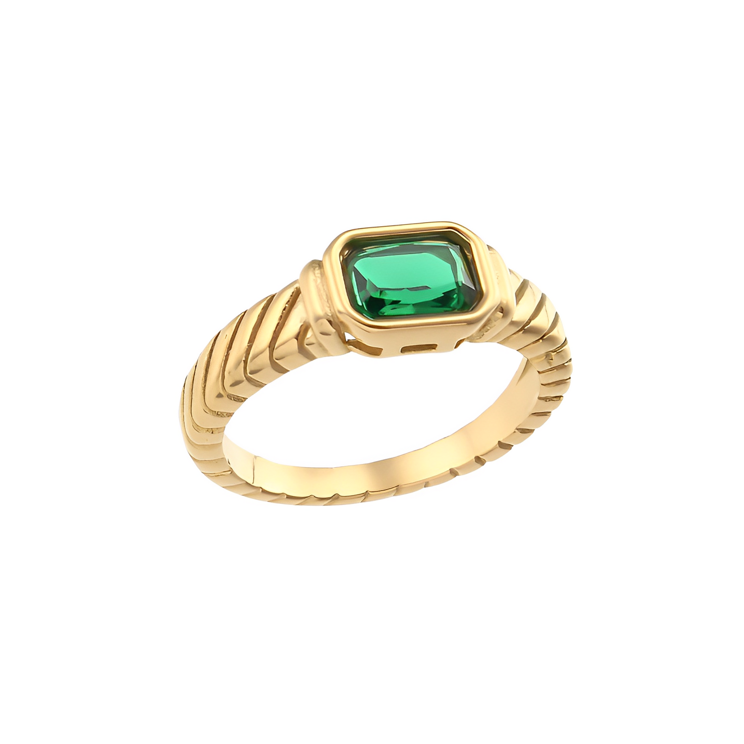 Anel Vintage Ring Band - Banho em Ouro 18K