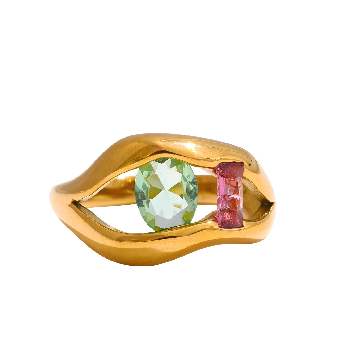 Anel Duaviè - Banho em Ouro 18k