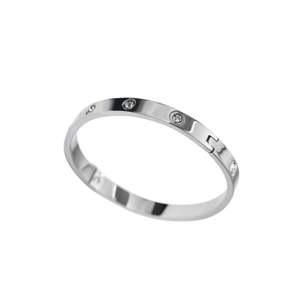 Bracelete Cart. Love - Banho em ouro 18K