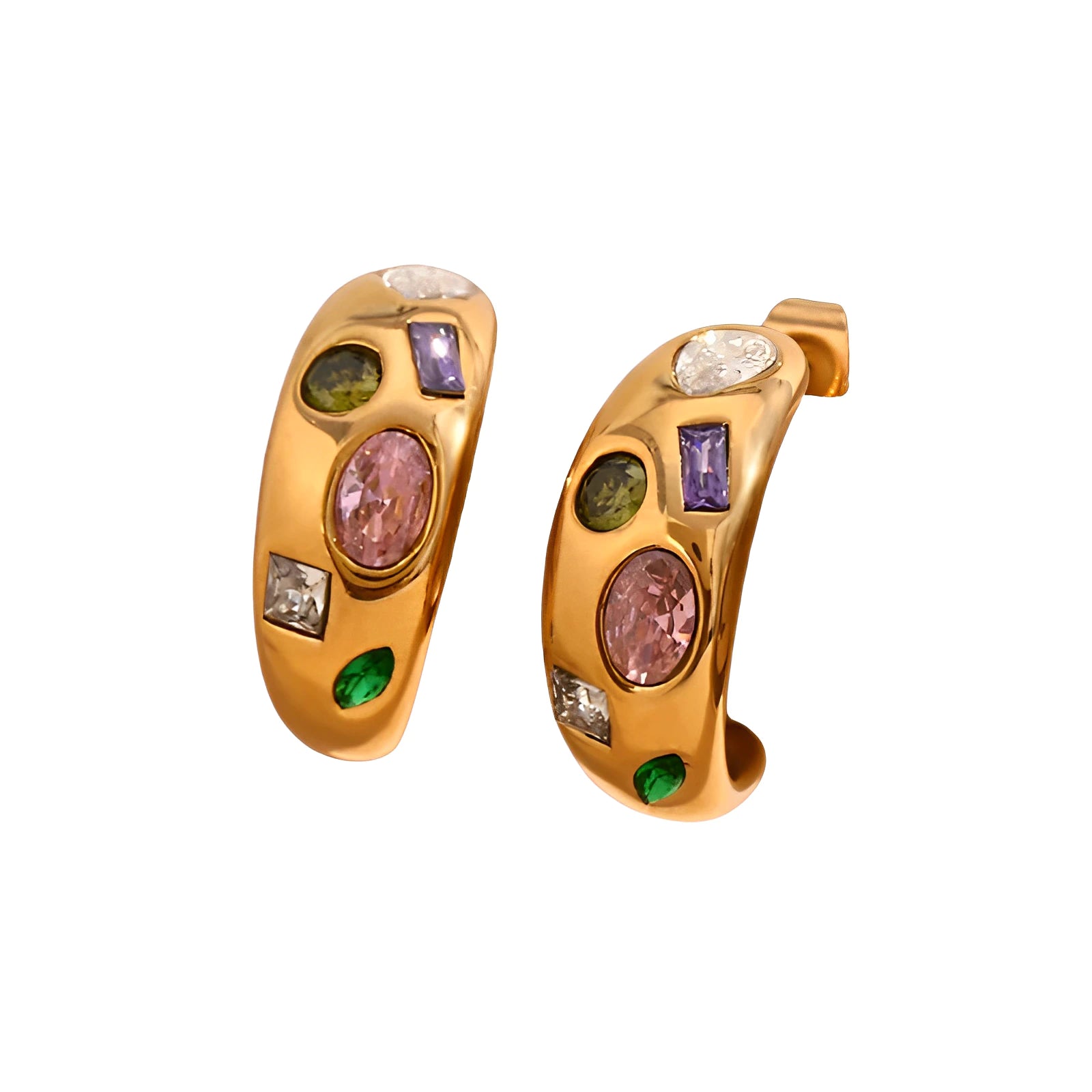 Brinco Fruitcake - Banho em Ouro 18K