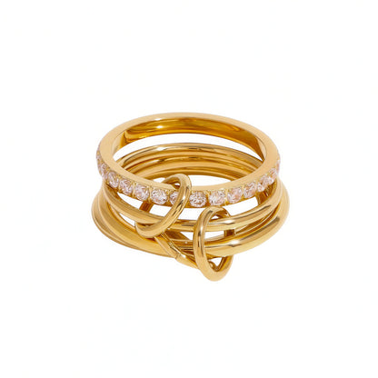 Anel Milano - Banho em Ouro 18K