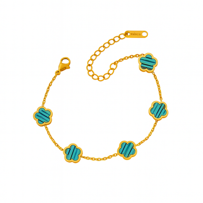 Bracelete Trevo - Banho em Ouro 18K