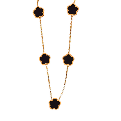 Colar 5 Trevos - Banho em Ouro 18K
