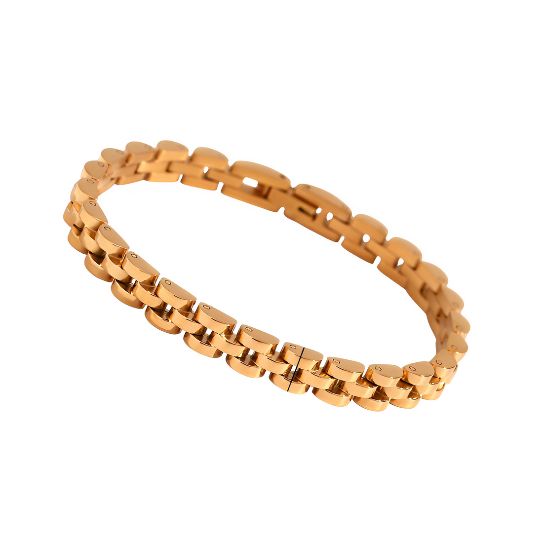 Bracelete Watch Band - Banho em Ouro 18K