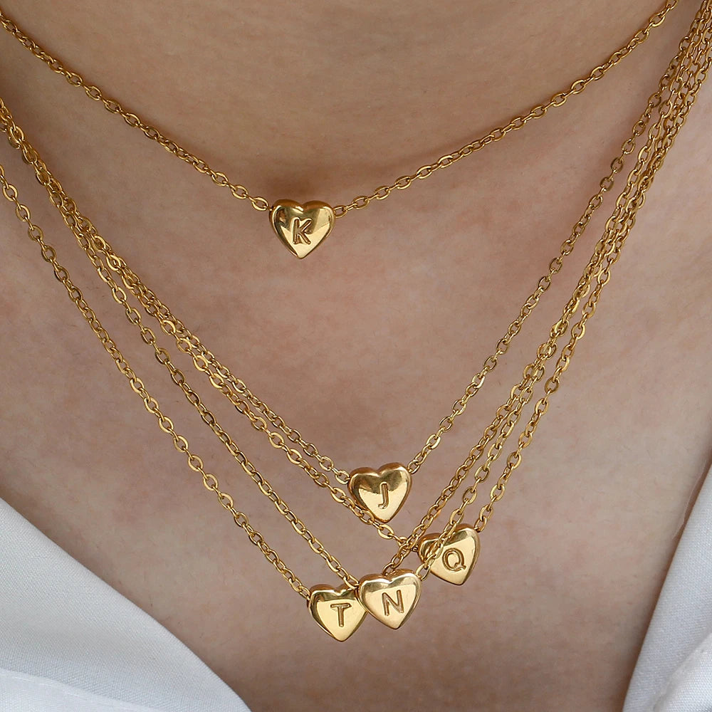 Colar Initialz Love - Banho em Ouro 18K