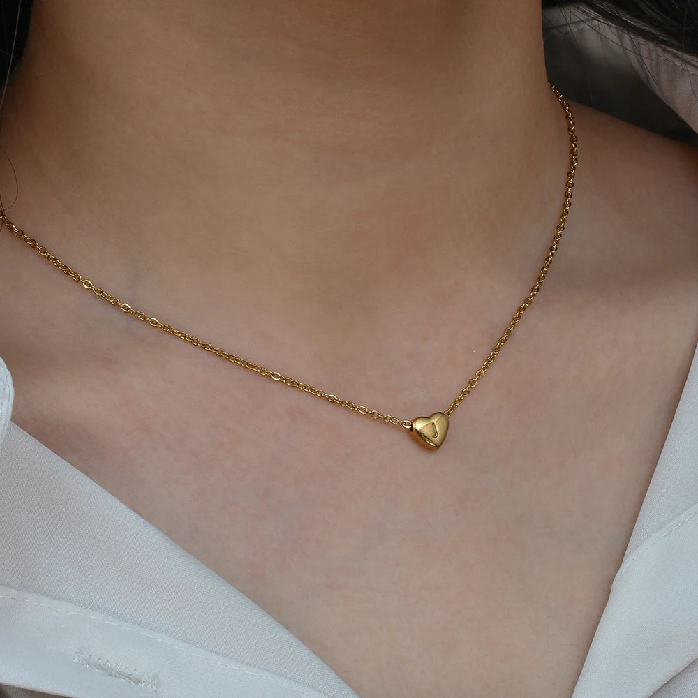 Colar Initialz Love - Banho em Ouro 18K