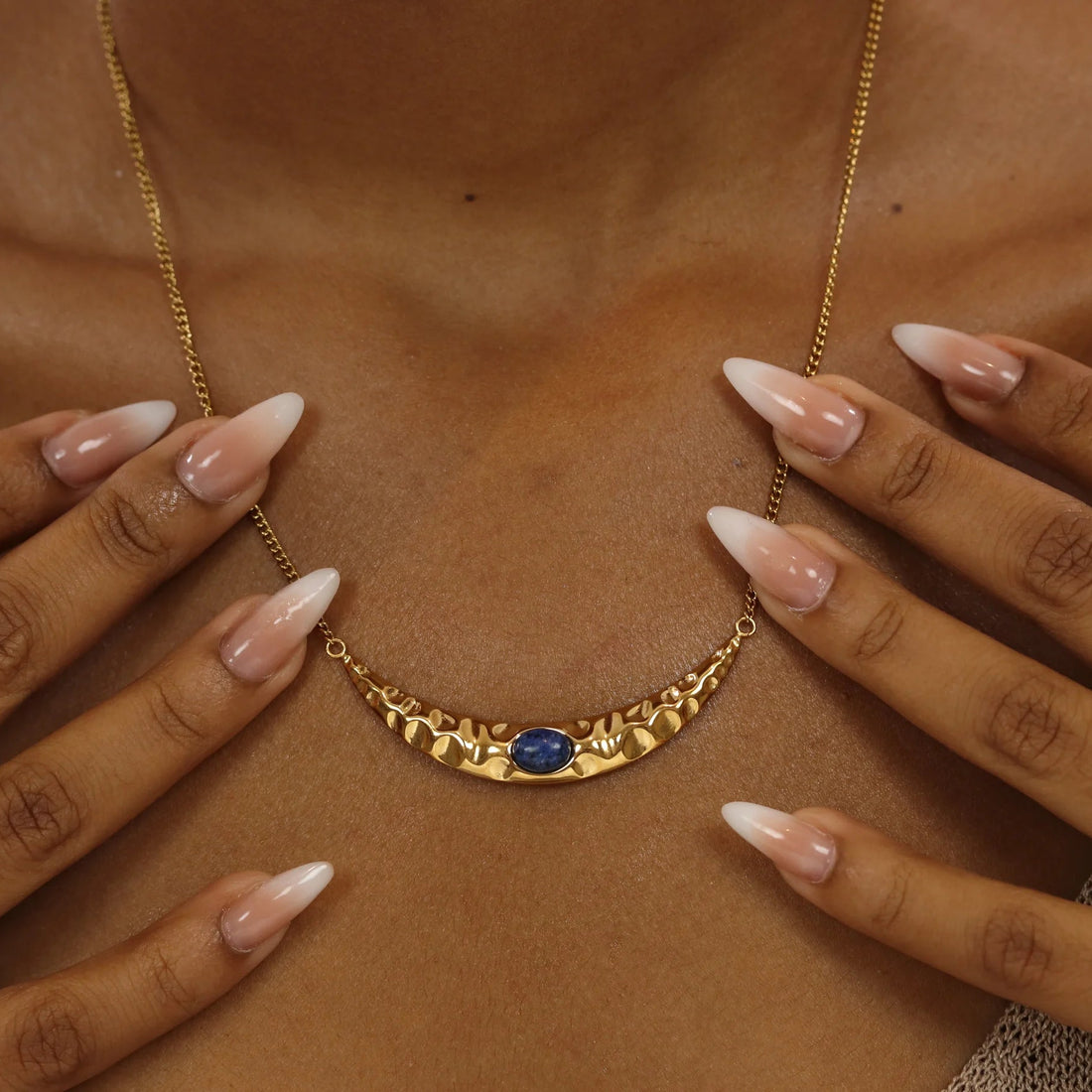 Colar Azur - Banho em Ouro 18K