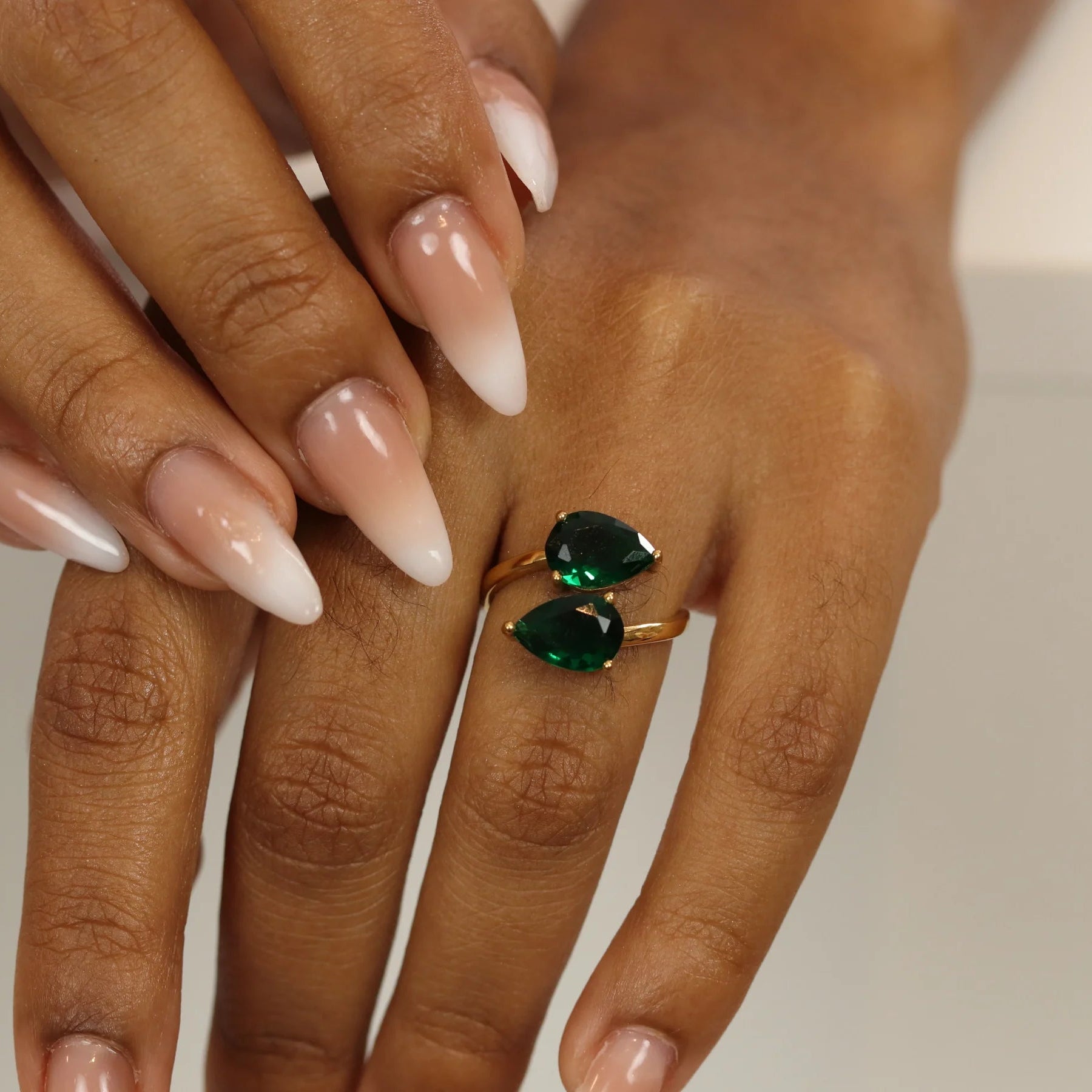 Anel Toi et Moi - Banho em Ouro 18K