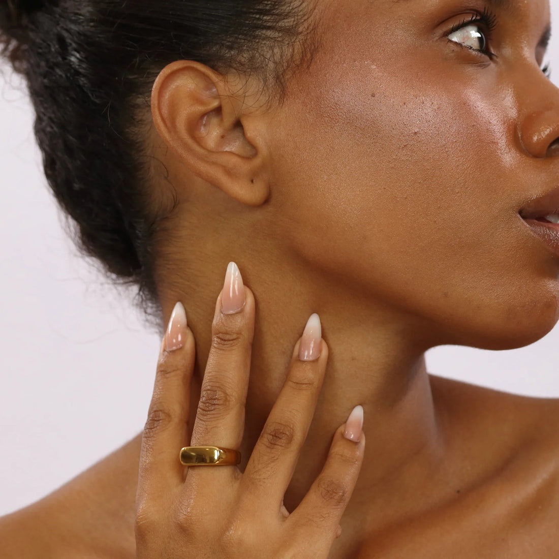 Anel Domo - Banho em Ouro 18K