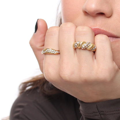 Anel Constellation - Banho em Ouro 18k