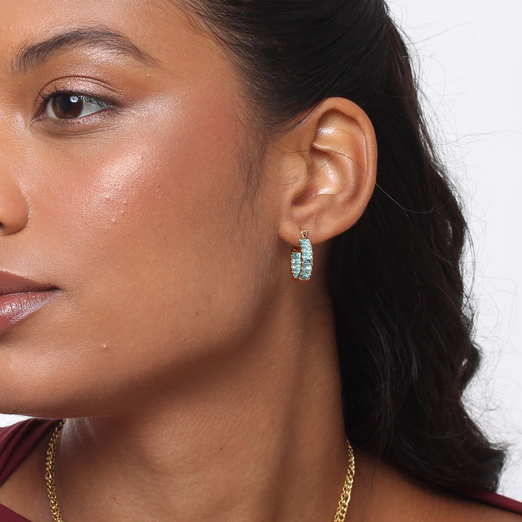 Brinco Emerald Fruity - Banho em Ouro 18K