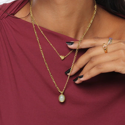 Colar Initialz Love - Banho em Ouro 18K