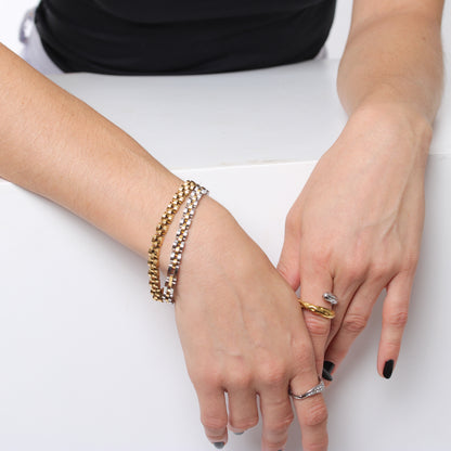 Bracelete Watch Band - Banho em Ouro 18K