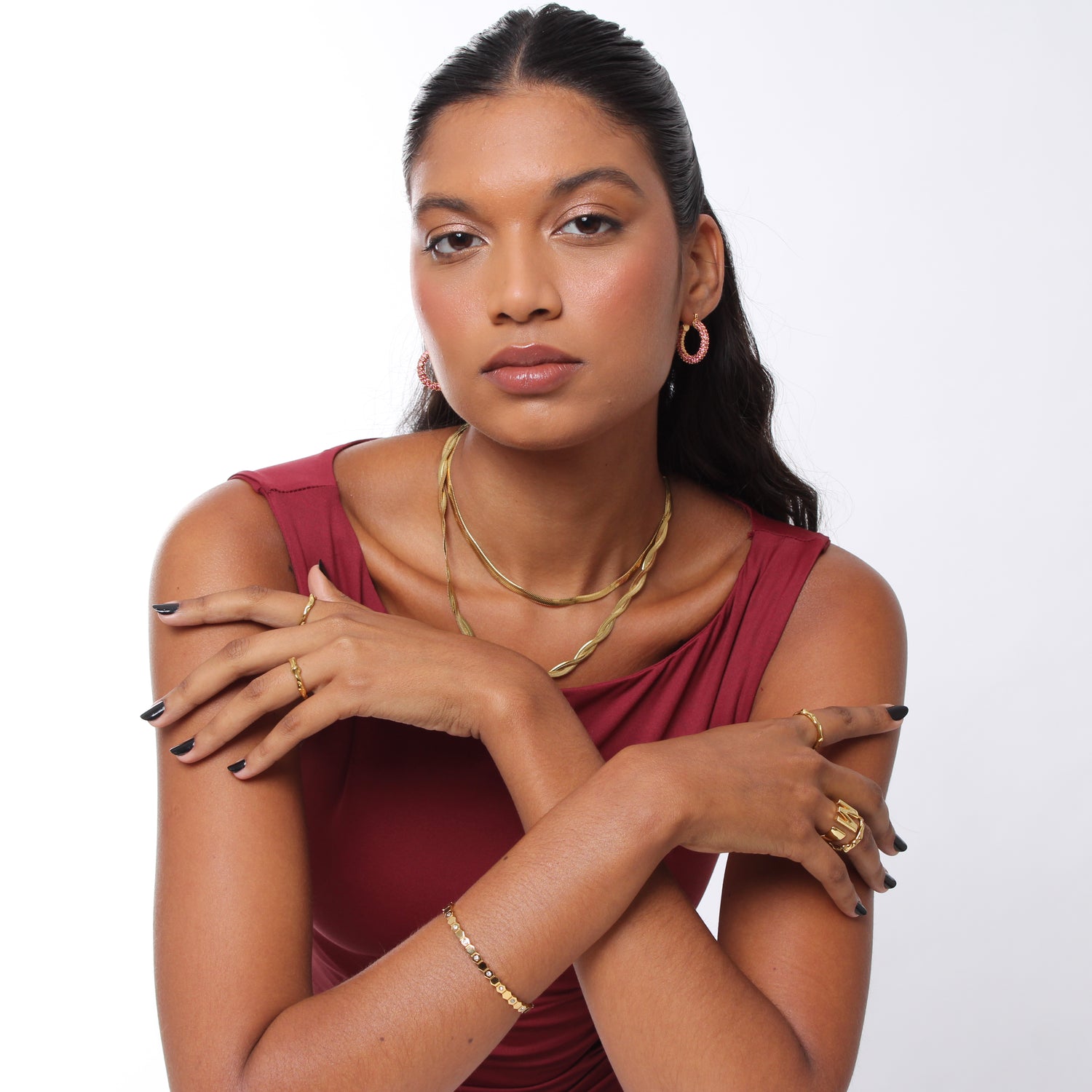 Brinco Sunshine - Banho em Ouro 18K
