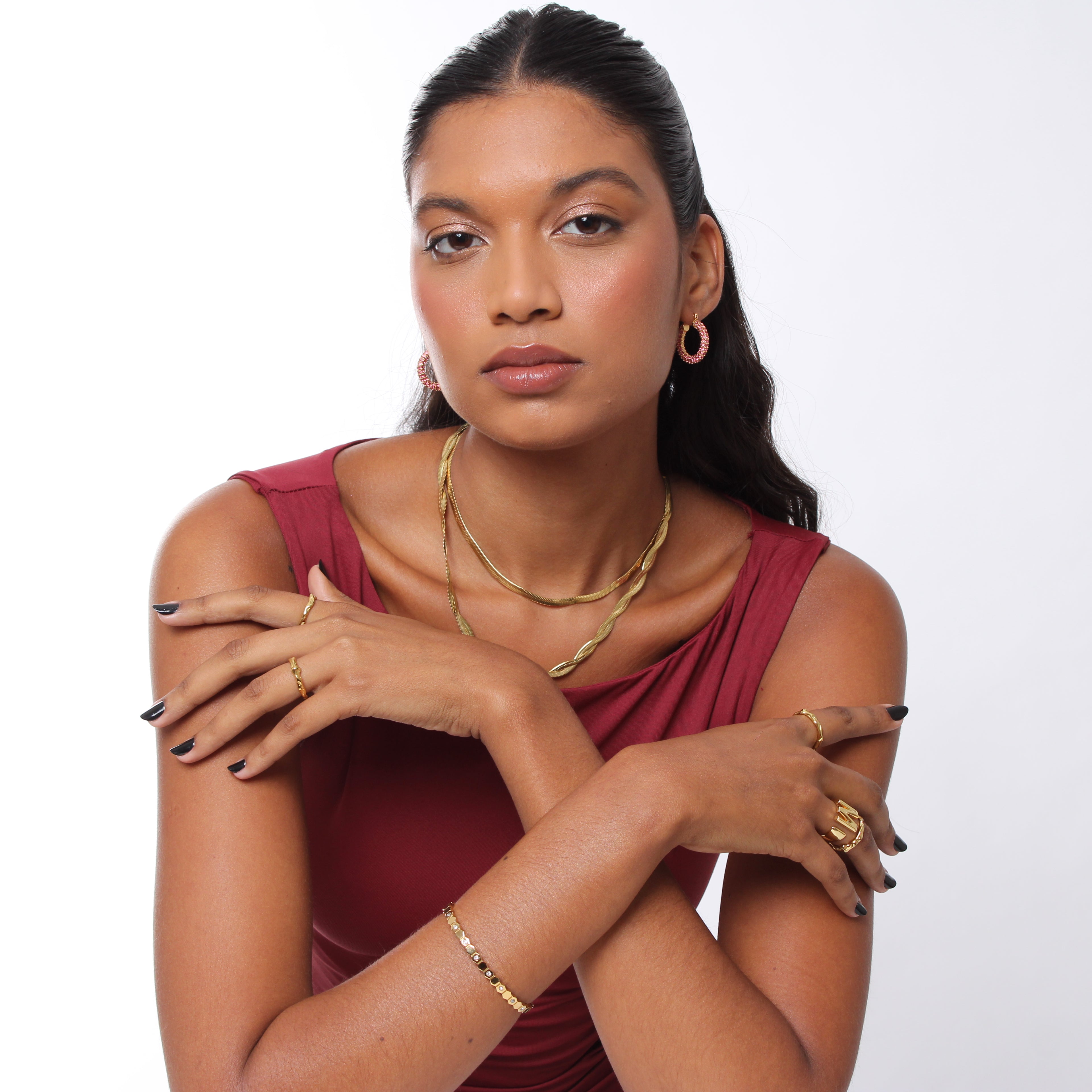 Brinco Sunshine - Banho em Ouro 18K