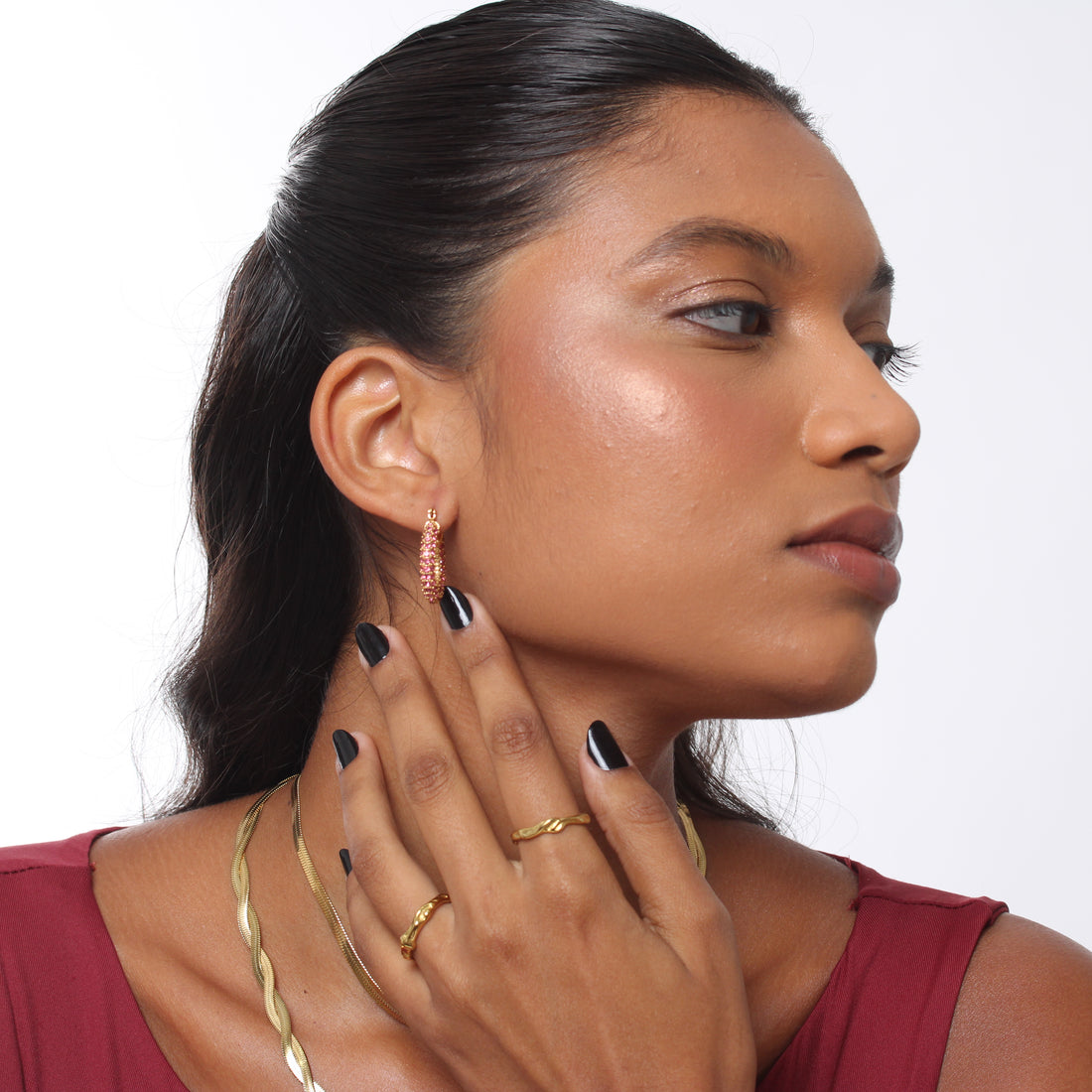 Brinco Sunshine - Banho em Ouro 18K