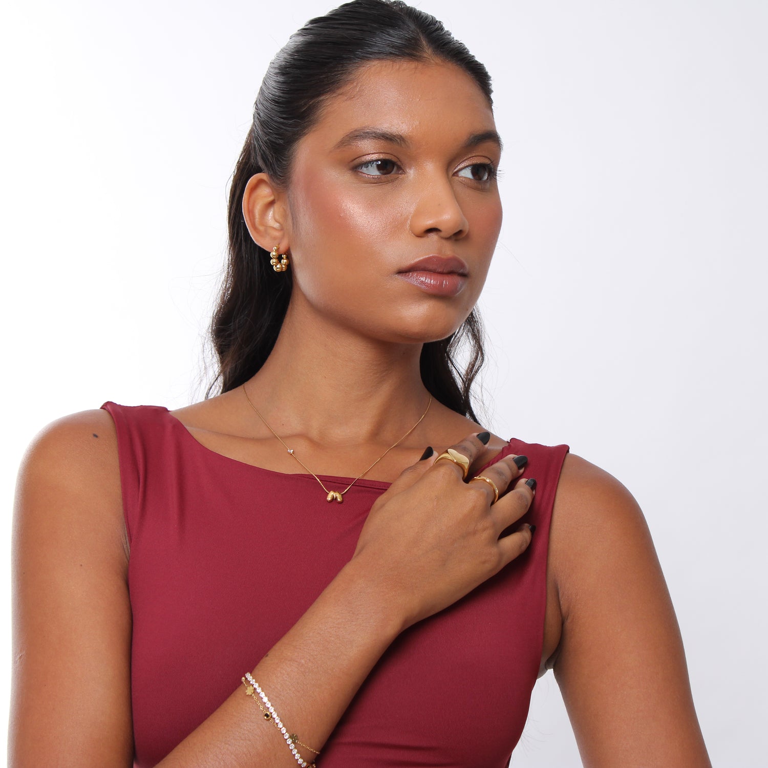 Brinco Gold Bubbles - Banho em Ouro 18K