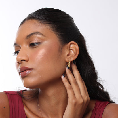 Brinco Gold Bubbles - Banho em Ouro 18K