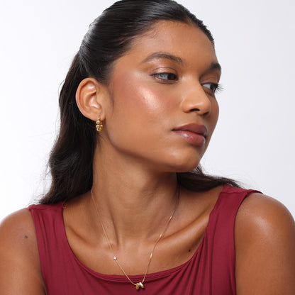 Colar Initialz Bubble - Banho em Ouro 18K