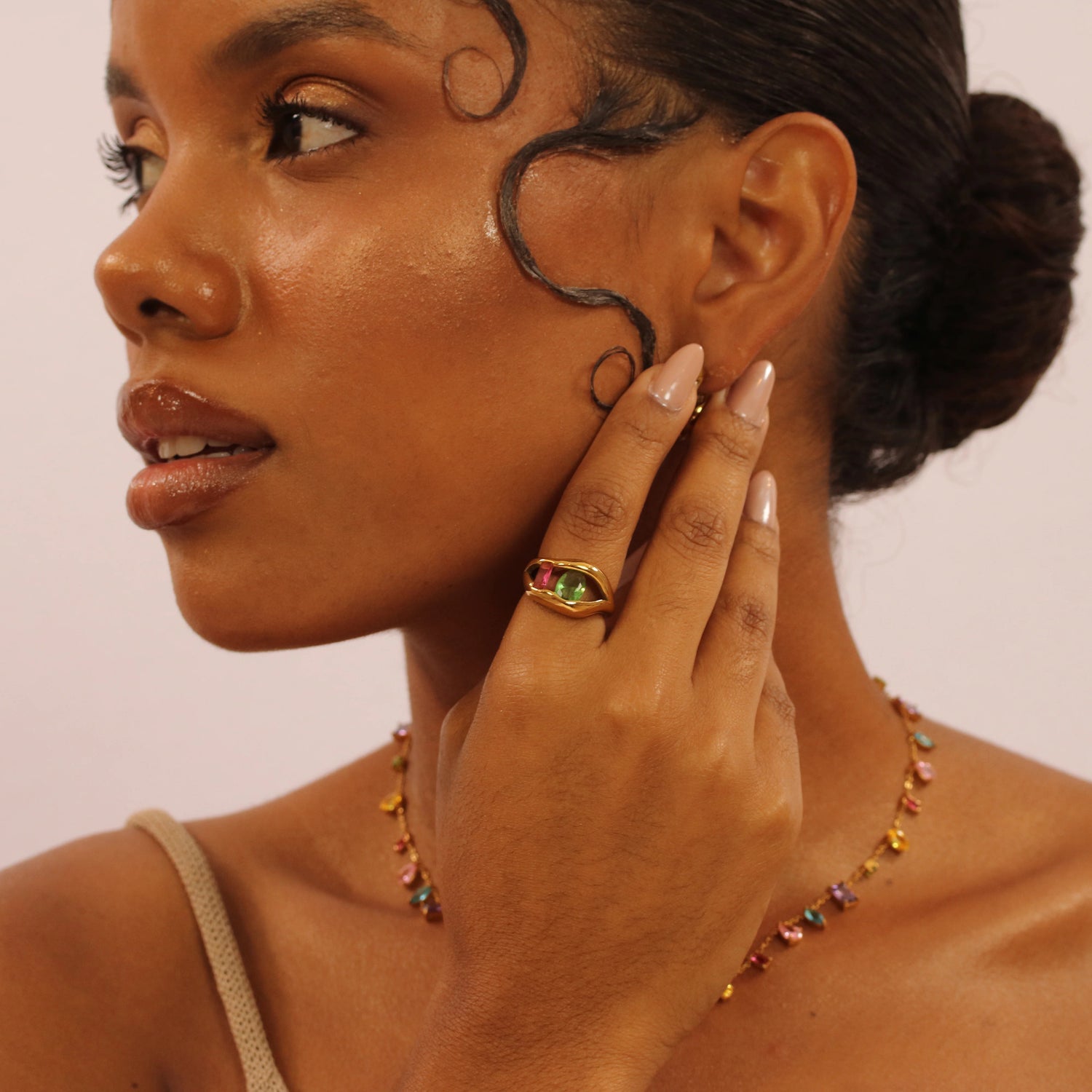 Anel Duaviè - Banho em Ouro 18k