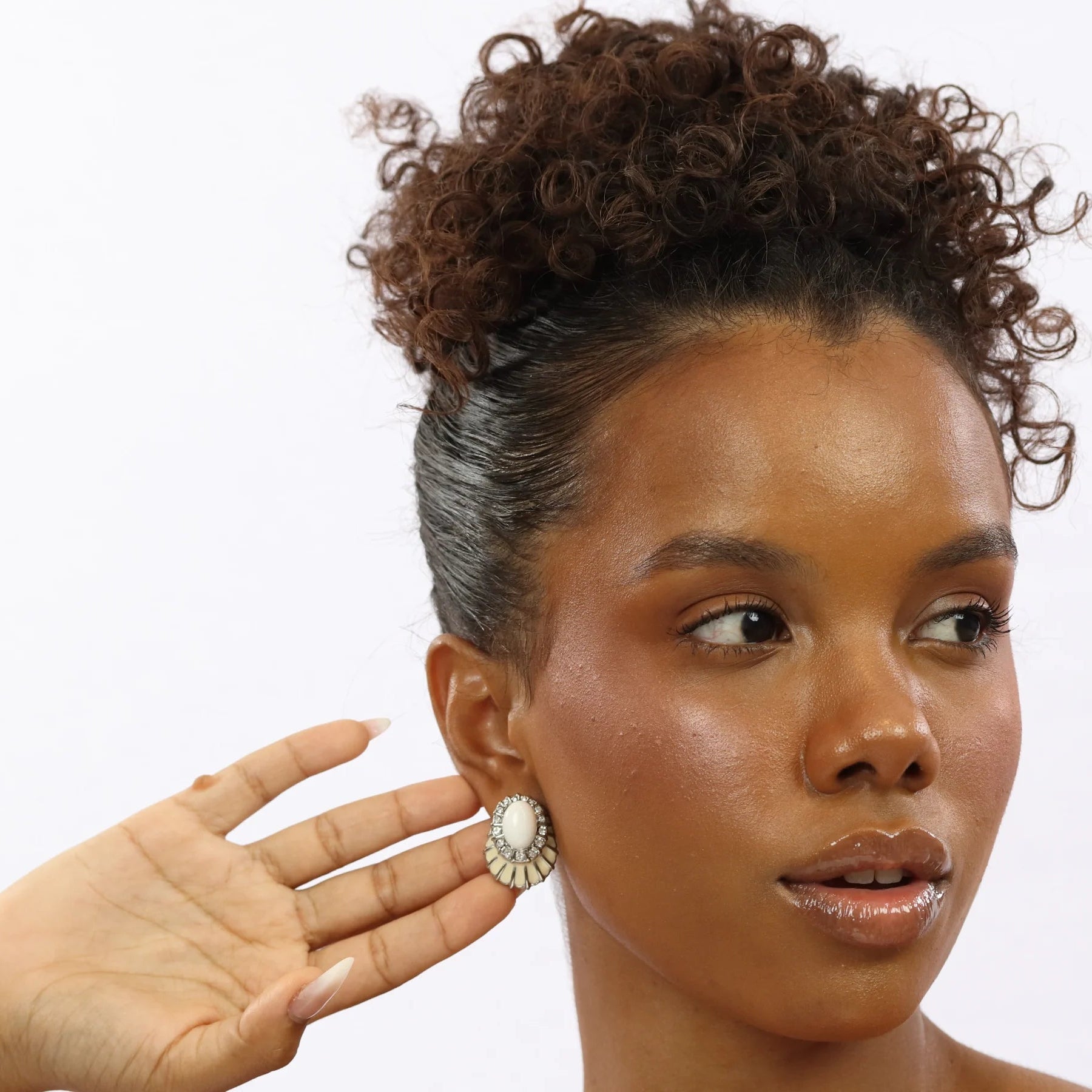 Brinco Vénus - Banho em Ouro 18K